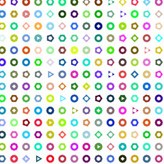Fototapeta na wymiar seamless pattern with colorful dots