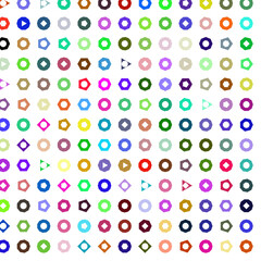 seamless pattern with colorful dots