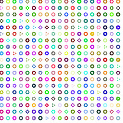 seamless pattern with colorful dots