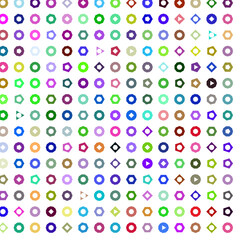 seamless pattern with colorful dots