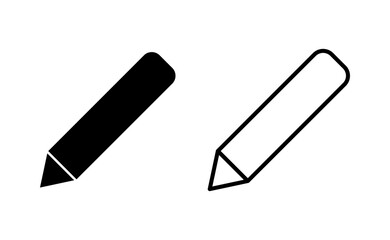 Pencil icon vector for web and mobile app. pen sign and symbol. edit icon vector