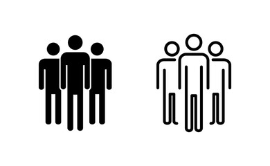People icon vector for web and mobile app. person sign and symbol. User Icon vector