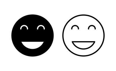 smile icon vector for web and mobile app. smile emoticon icon. feedback sign and symbol