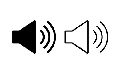Speaker icon vector for web and mobile app. volume sign and symbol. loudspeaker icon. sound symbol