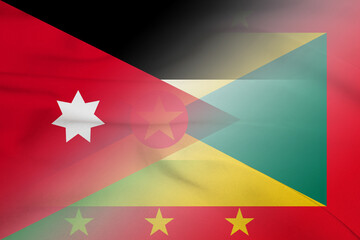 Jordan and Grenada government flag international contract GRD JOR