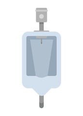 Urinal. Urinoir. Simple flat illustration.