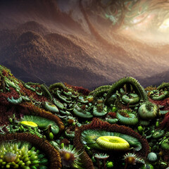 Fototapeta premium Alien Life