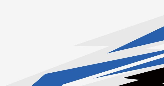 animated background blue black white triangle angle and lightning flash