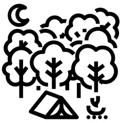 Obraz premium camping