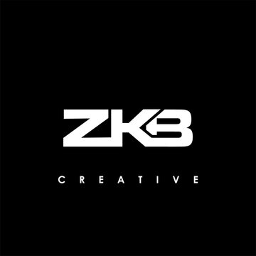 ZKB Letter Initial Logo Design Template Vector Illustration