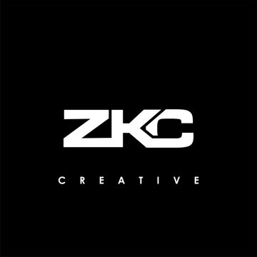 ZKC Letter Initial Logo Design Template Vector Illustration