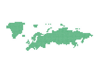 ヨーロッパ（ビットマップ）グリーン