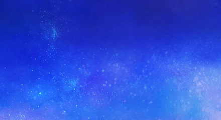 Foto auf Leinwand Blau lila Nachthimmel Landschaft Illustration Hintergrund Illustration Textur © gelatin
