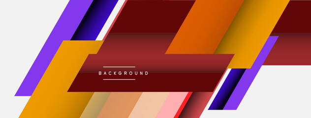 Background. Geometric diagonal square shapes and lines abstract composition. Vector illustration for wallpaper banner background or landing page