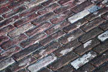 light to dark brickwork
