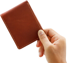 hand holding wallet