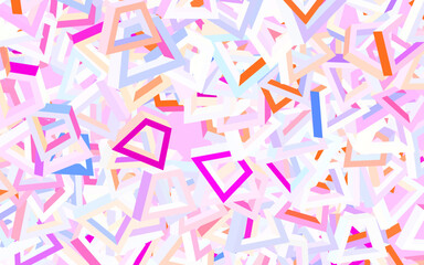 Light Blue, Red vector texture with abstract forms.