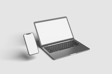 laptop and smartphone mockup