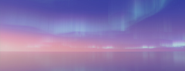 Northern Lights Background.