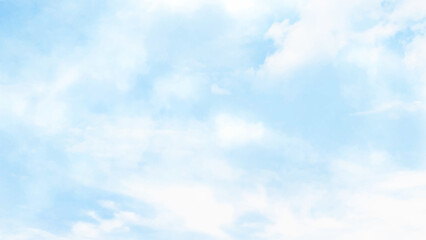 Cloudy blue sky abstract background, blue sky background with tiny clouds, 3d illustration