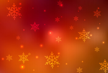 Dark Red vector background in Xmas style.