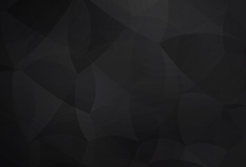 Dark Gray vector backdrop with lines, triangles.