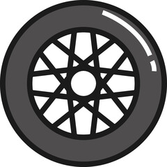 Obraz premium car wheel