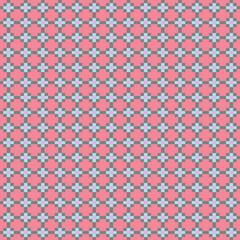 Hand drawn vector, seamless pattern with symmetric geometric ornament,  fabric pattern, tile pattern, 