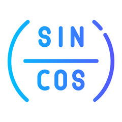 equation gradient icon