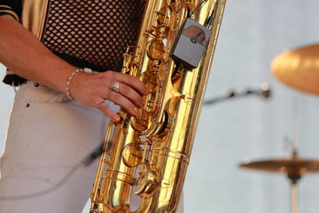 Obraz premium Music instruments the warm your heart