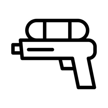 recommend clip art: water gun line icon illustration vector graphic