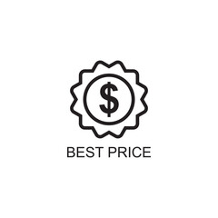 best price icon , marketing icon