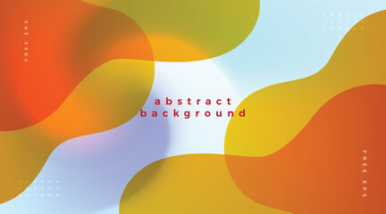 Abstract background with fluid shapes