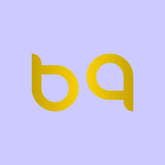 Fototapeta na wymiar Initial BQ letter Logo Design Template Vector illustration.