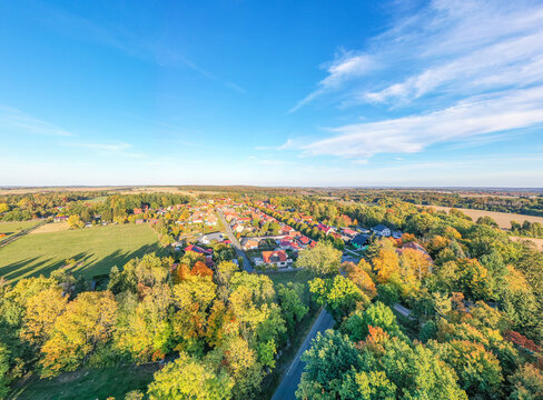Luftbildaufnahme Neudorf Harz