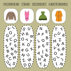 Find the first letter and match with the picture, a game for kids to learn the alphabet. Worksheet for printing. Educational game for children.