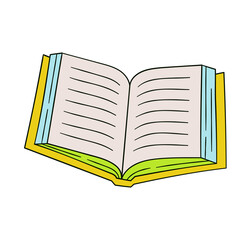 Open Book Png Format With Transparent Background	