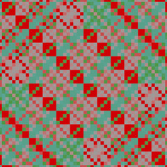 pattern with checkers for cloths printing