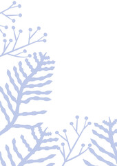 Tender beautiful gentle autumn wonderful colorful herbal floral red yellow orange grass, leaves and berries composition. Perfect for greetings card, textile, cover