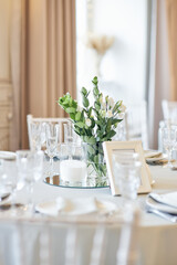 wedding table setting