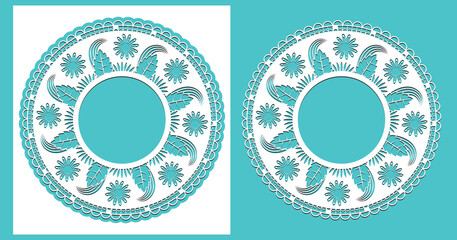 Laser Cut Mirror Frame