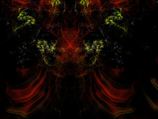 Imaginatory fractal abstract background Image