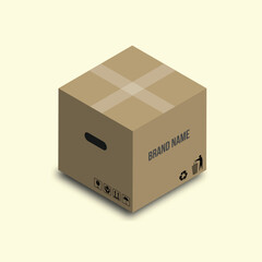 Paper Carton Box vector