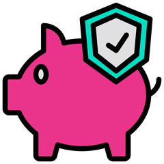 Savings line icon