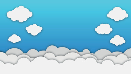 editable landscape views vector background with modern style