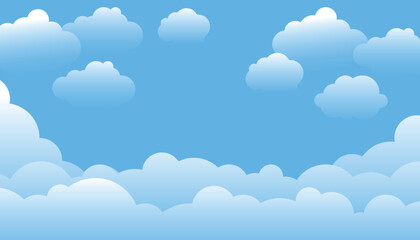 editable landscape views vector background with modern style