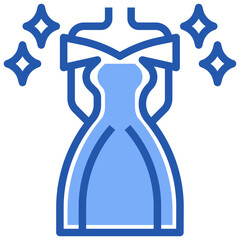 Wedding_bridal gown line icon,linear,outline,graphic,illustration