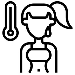 woman line icon,linear,outline,graphic,illustration