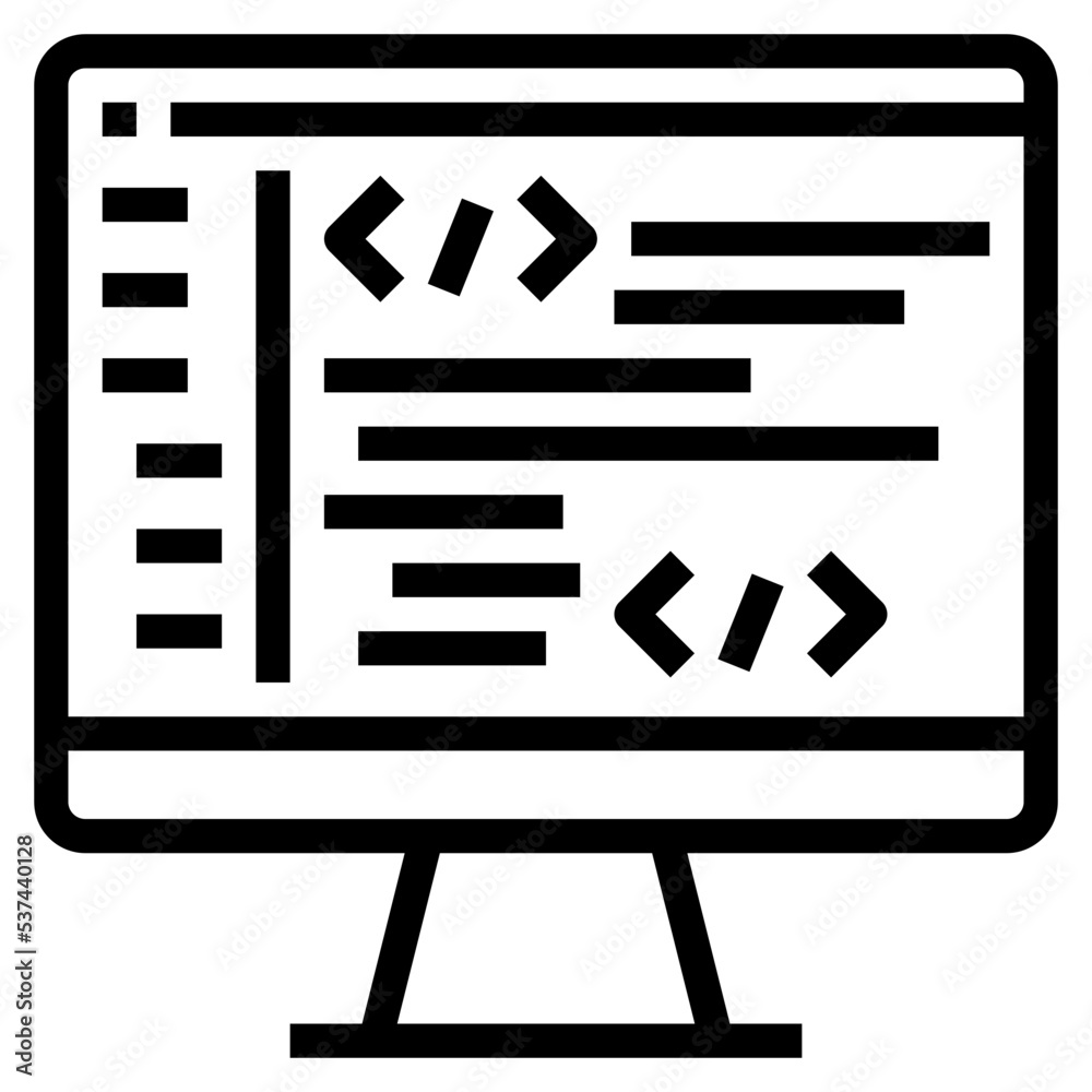 Wall mural backend icon