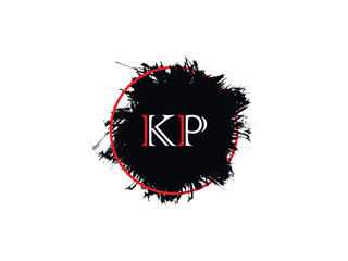 Fototapeta Abstract Circle KP k&p k p Logo Letter Vector Art For Business obraz
